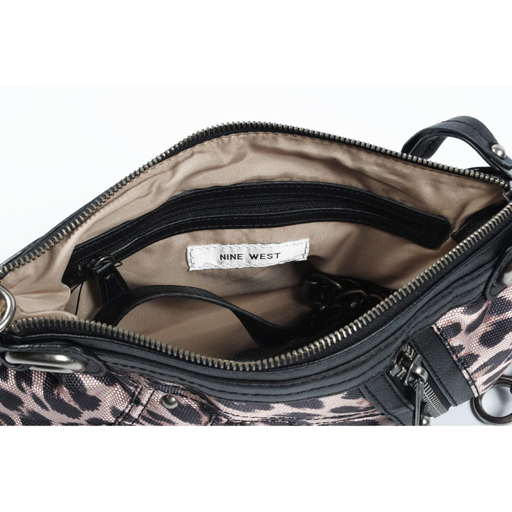 Borsa da donna Nine West 161412 LEOPARDATO NERO
