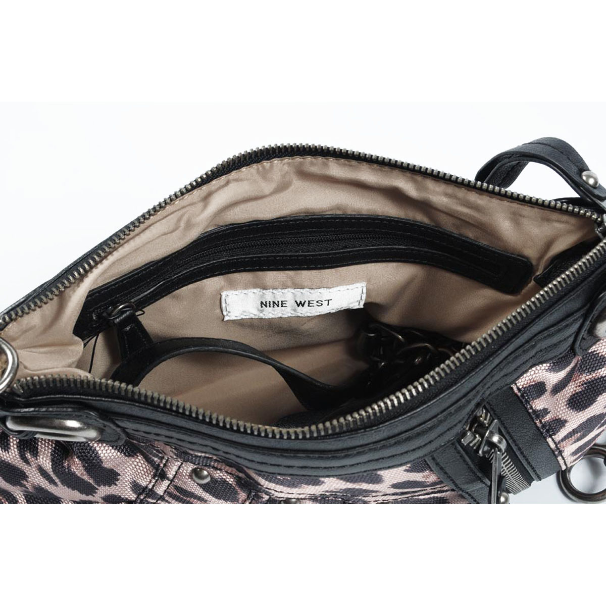 Borsa da donna Nine West 161412 LEOPARDATO NERO