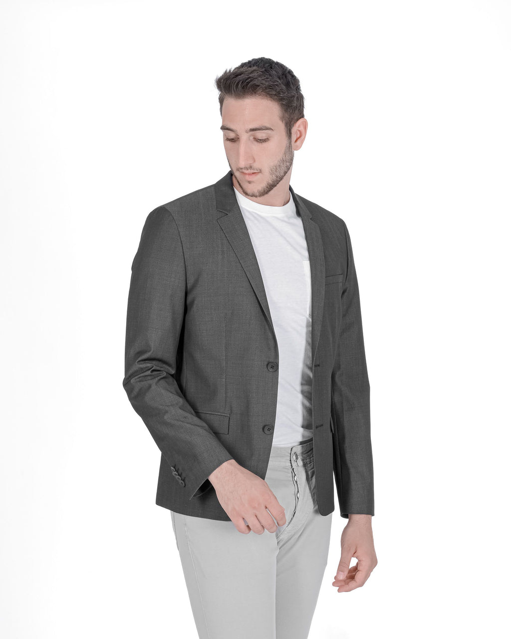 Calvin Klein Blazer da uomo grigio K1IK101603657