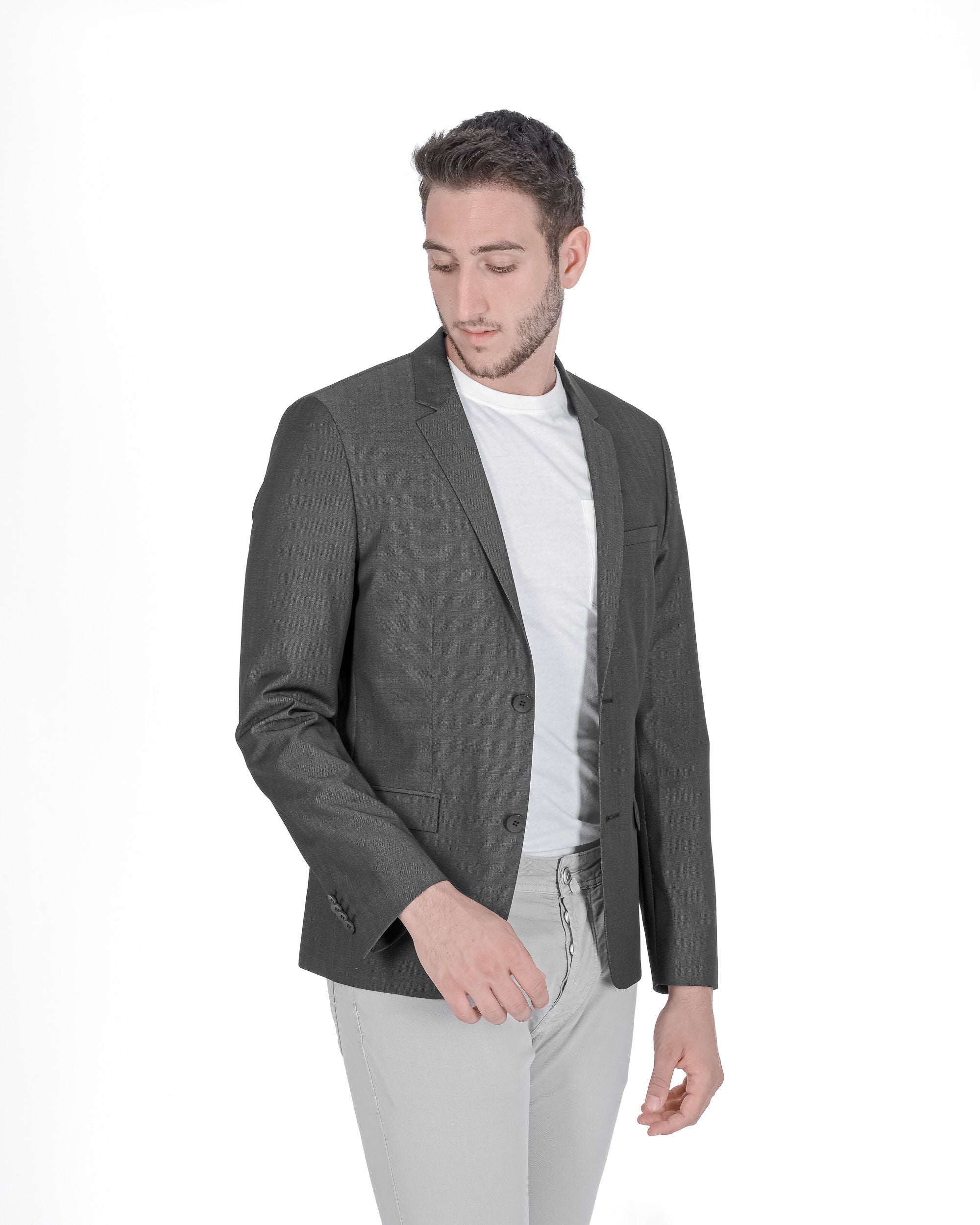 Calvin Klein Blazer da uomo grigio K1IK101603657