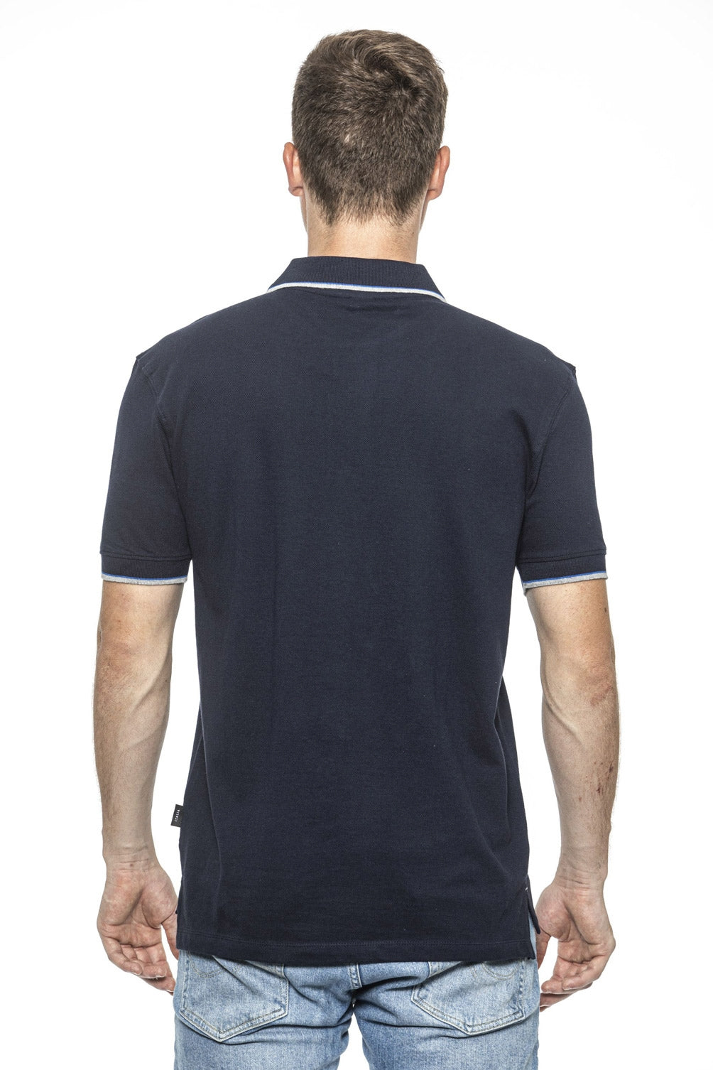 19V69 Italia Polo Uomo Blu COSTINA BLU NAVY