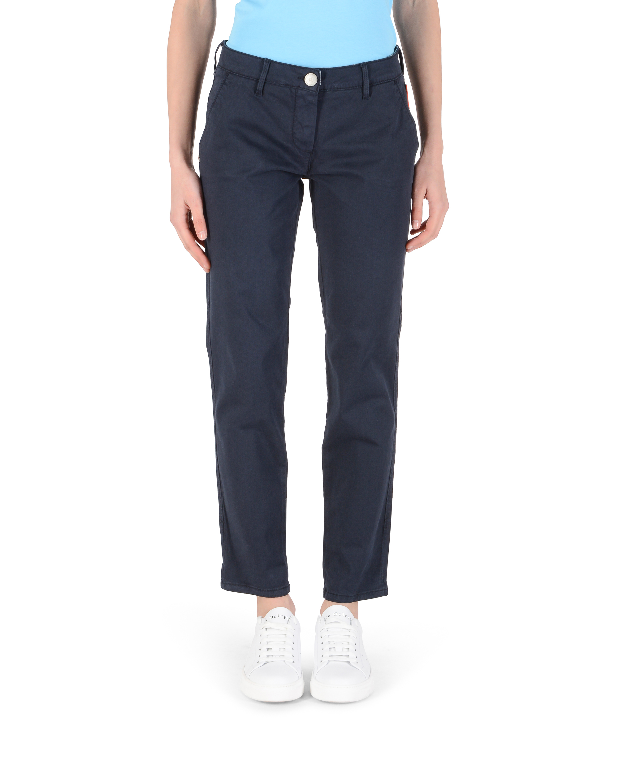 Pantaloni da donna Andrew Charles Regular Fit YOKO NAVY