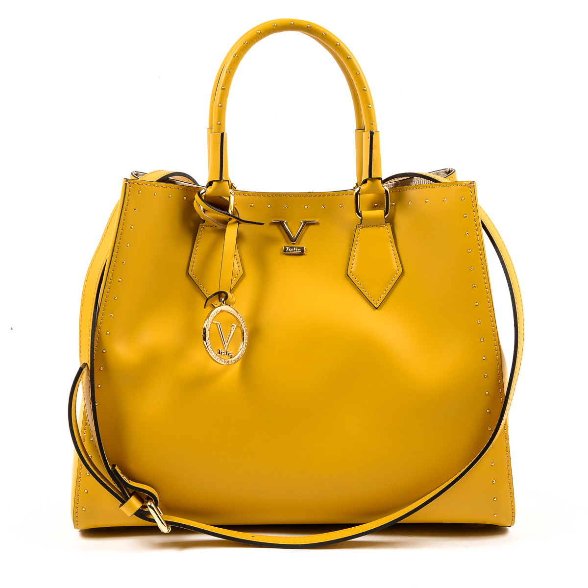 V 1969 Italia Borsa da donna gialla CRETA