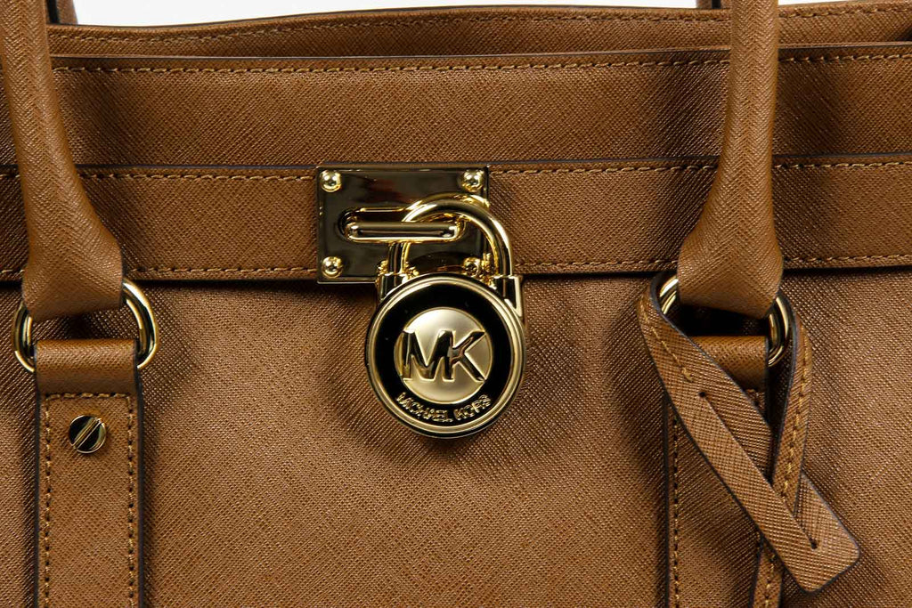 Borsa a mano grande in pelle Hamilton da donna Michael Kors