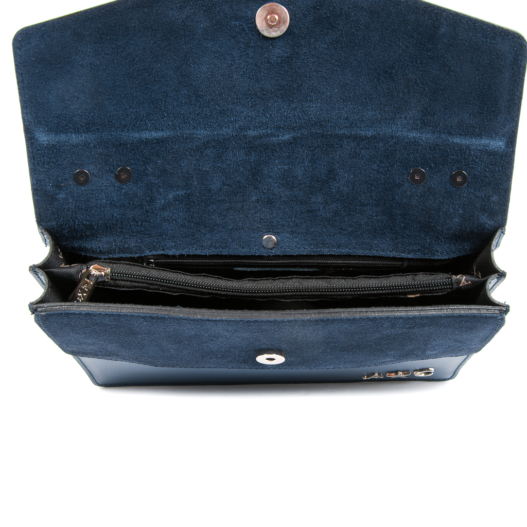 Borsa a mano da donna Andrew Charles blu RING