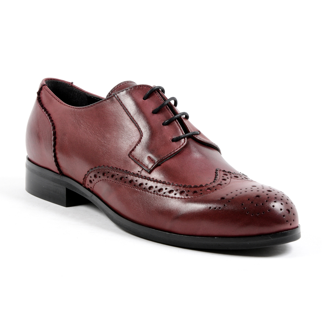 V 1969 Italia Scarpa stringata da donna Bordeaux SULLY