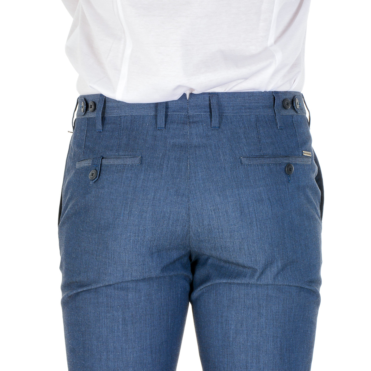 Corneliani Pantaloni Uomo Azzurro