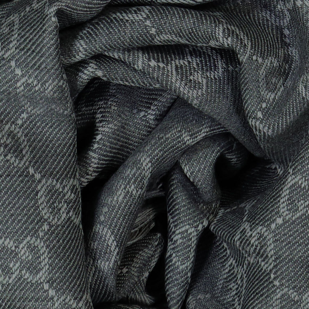Sciarpa Gucci uomo 33x180 grigio