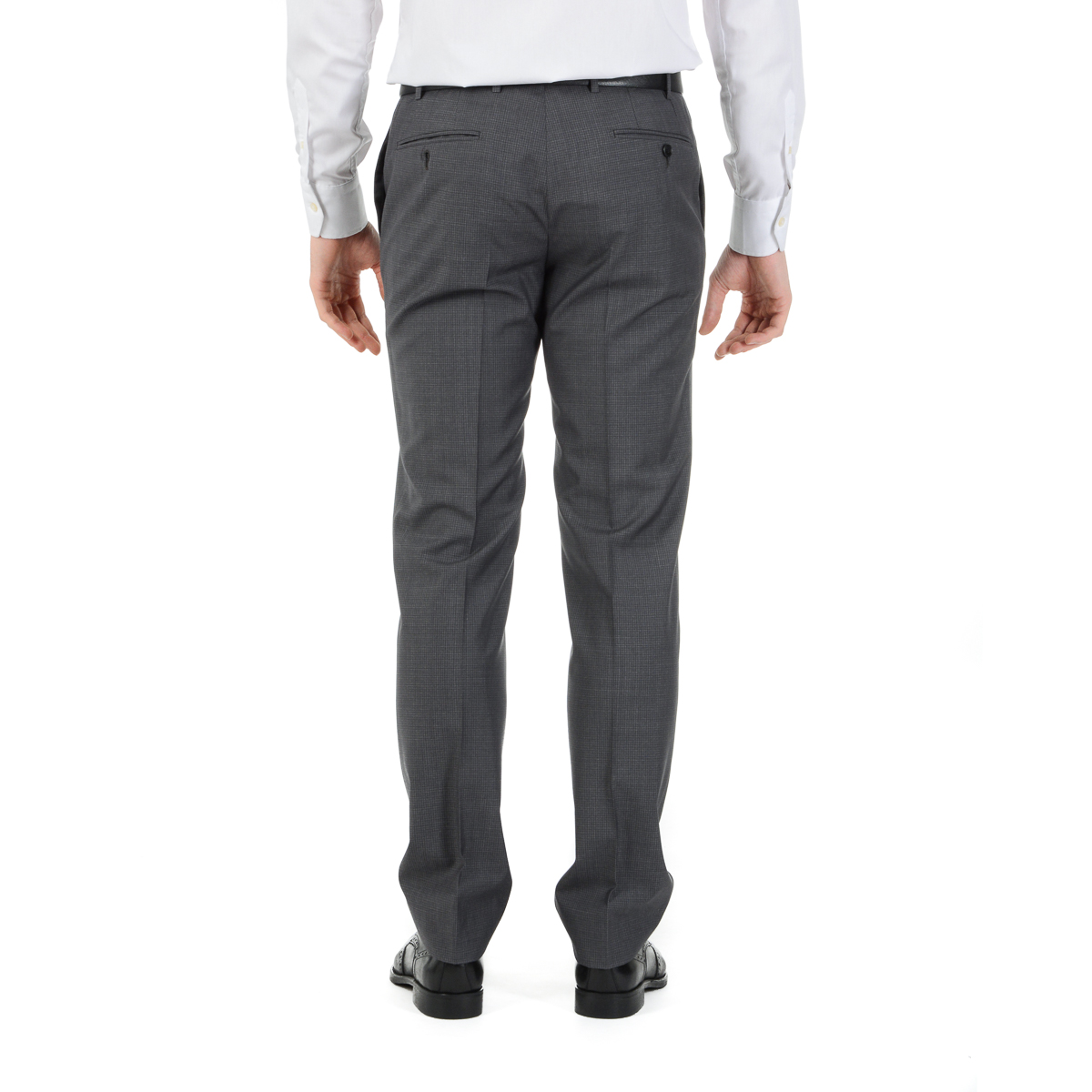 Corneliani Abito da uomo a maniche lunghe grigio scuro Super 130's