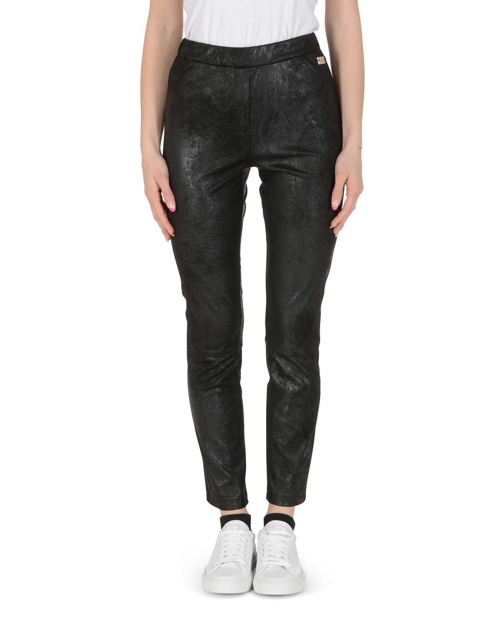19V69 Italia Pantaloni Donna Nero TASCHE BLACK