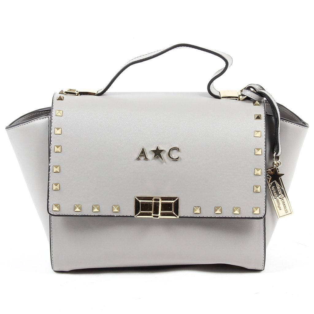 Borsa a mano da donna Andrew Charles grigio chiaro JAIME