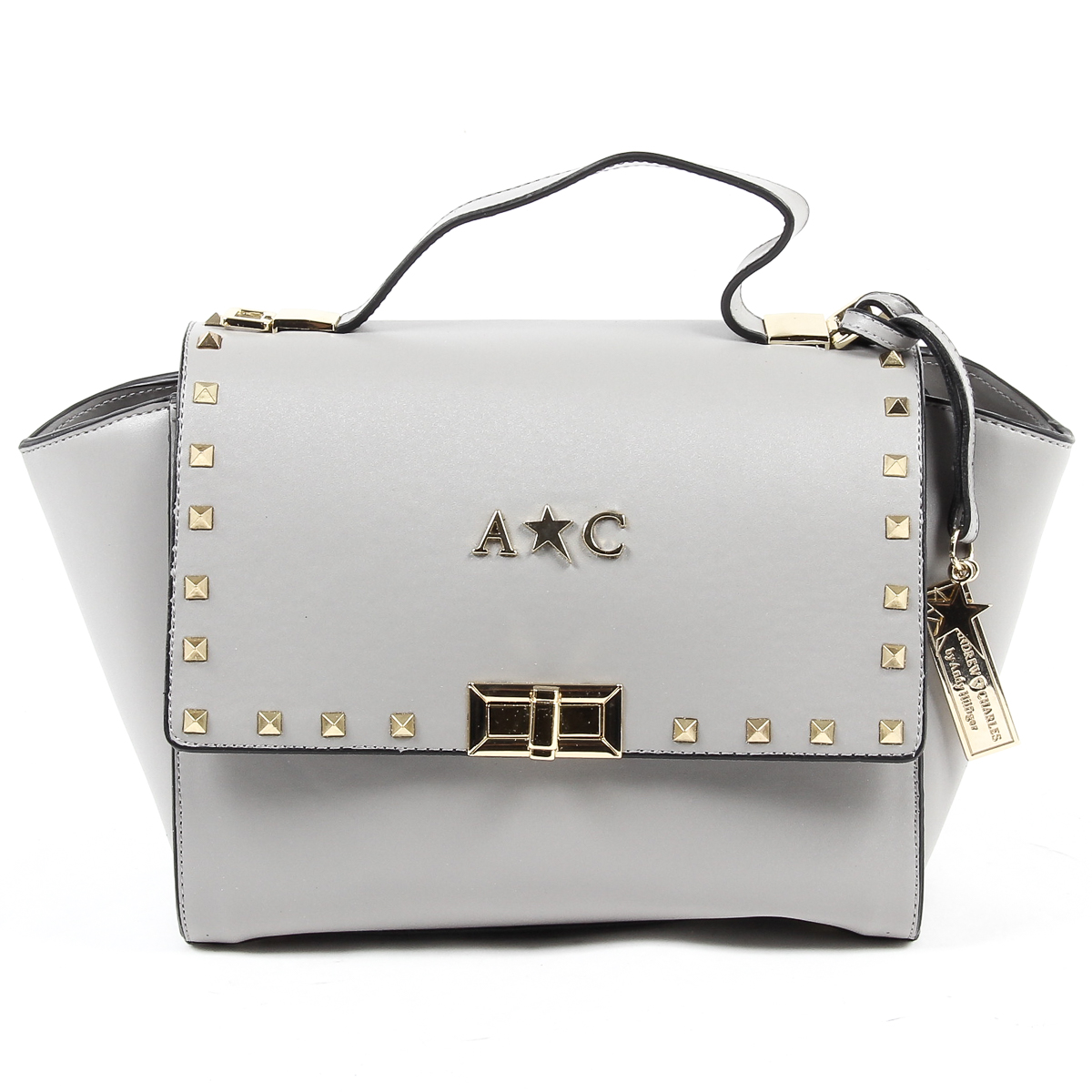 Borsa a mano da donna Andrew Charles grigio chiaro JAIME