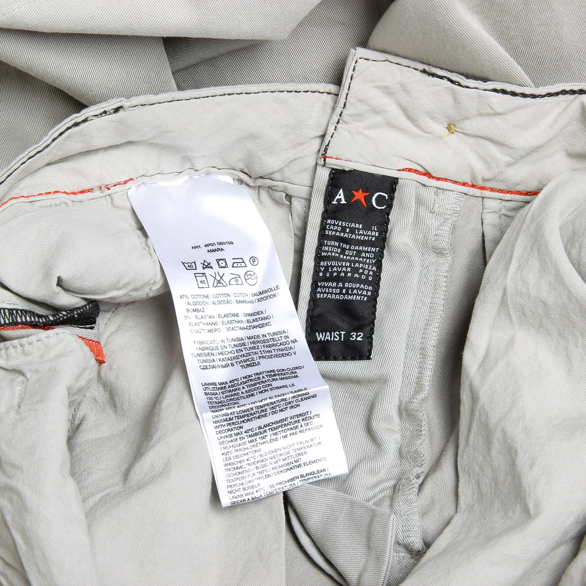 Pantaloni da uomo Andrew Charles Taupe AMARA