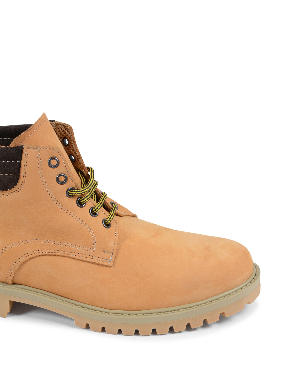 19V69 Italia Stivaletto Uomo Giallo 2648 NABUK SENAPE