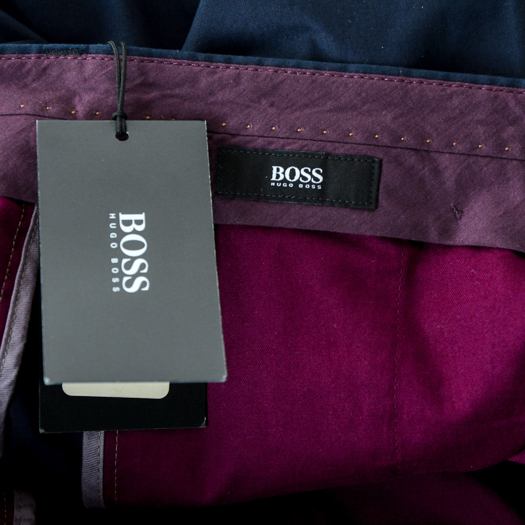 Pantaloni da uomo Hugo Boss blu scuro SHAP