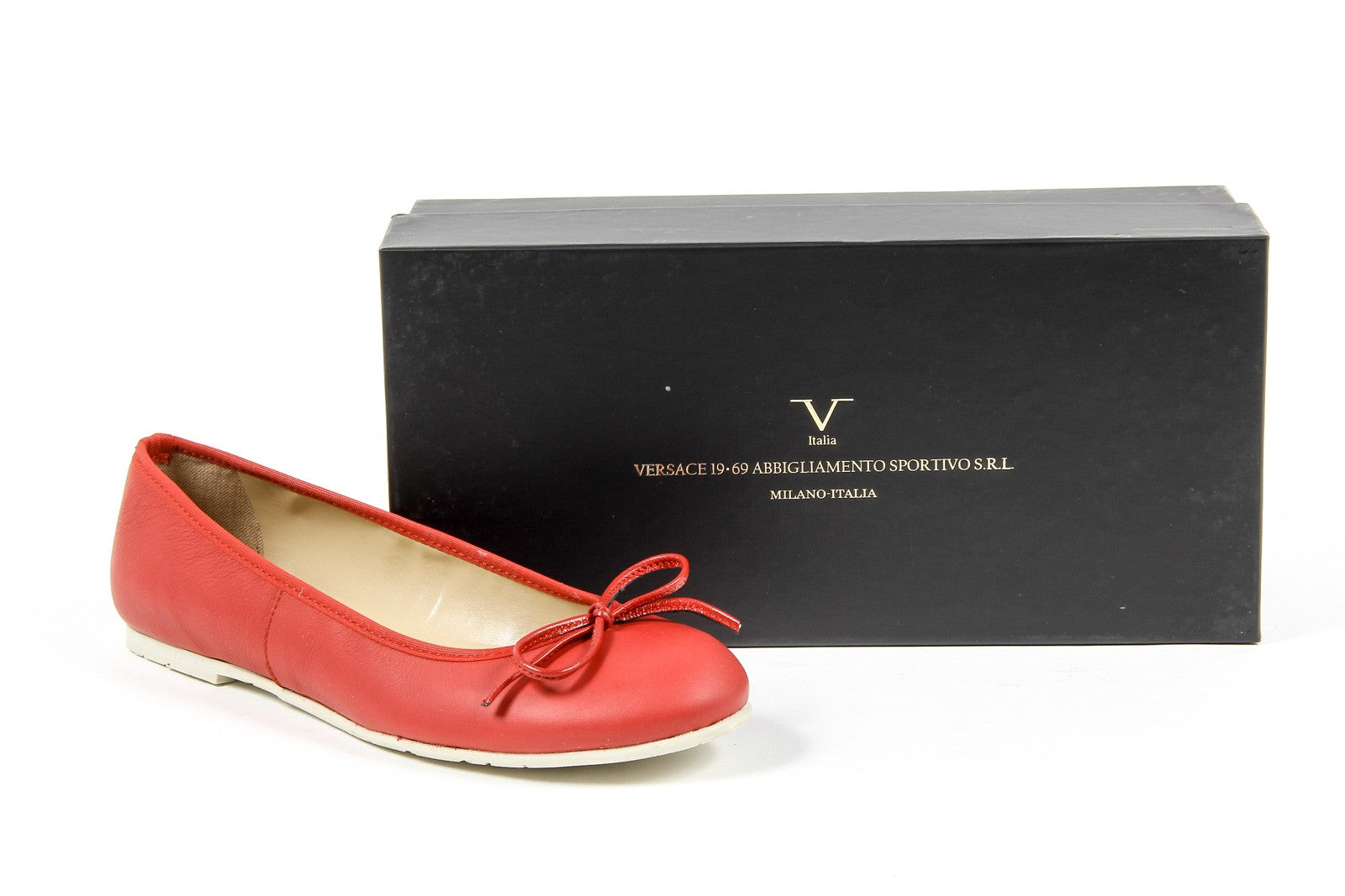 V 1969 Italia Ballerina da donna E08 VITELLO ROSSO