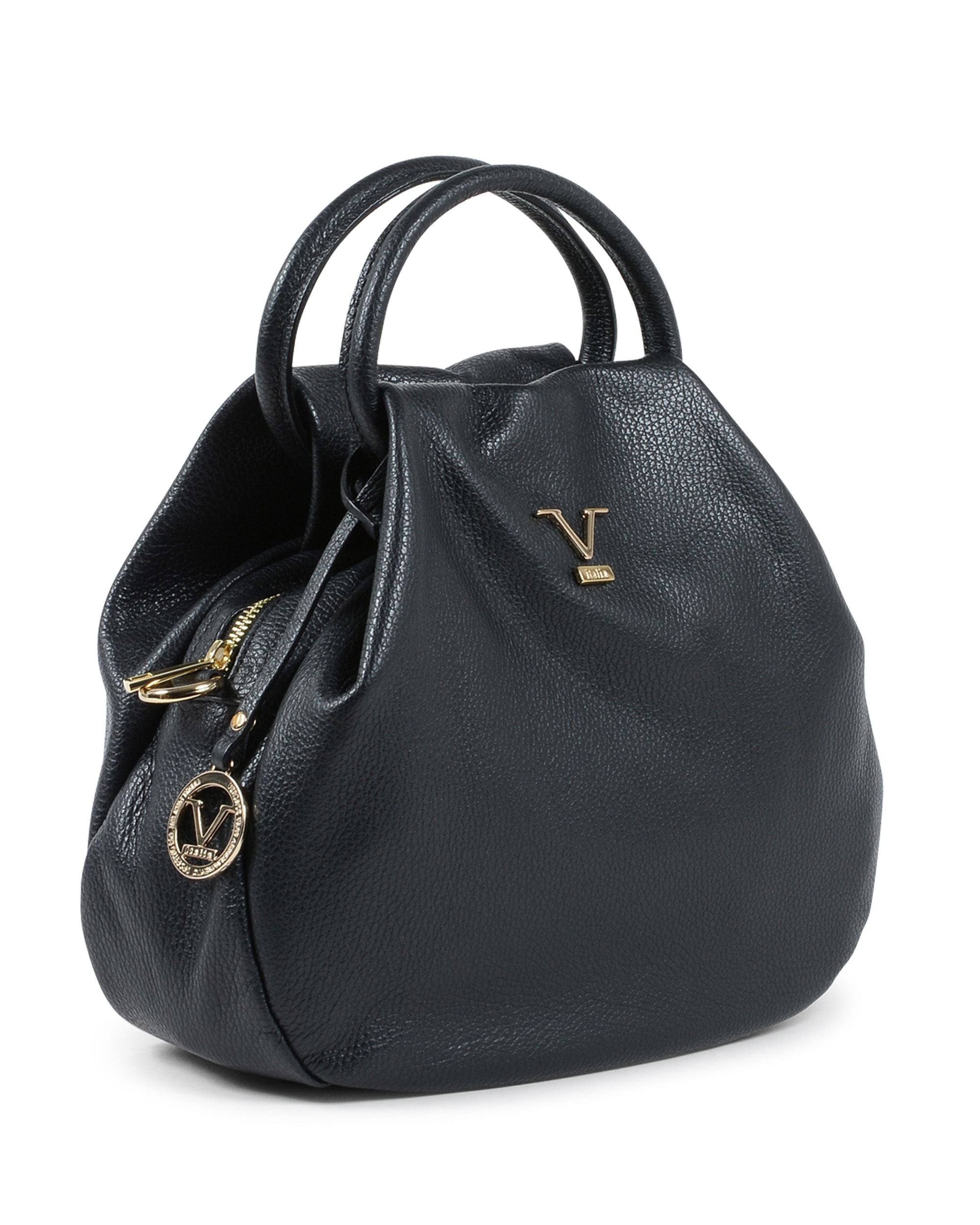 V Italia Borsa a mano da donna nera V10312 52 DOLLARO NERO