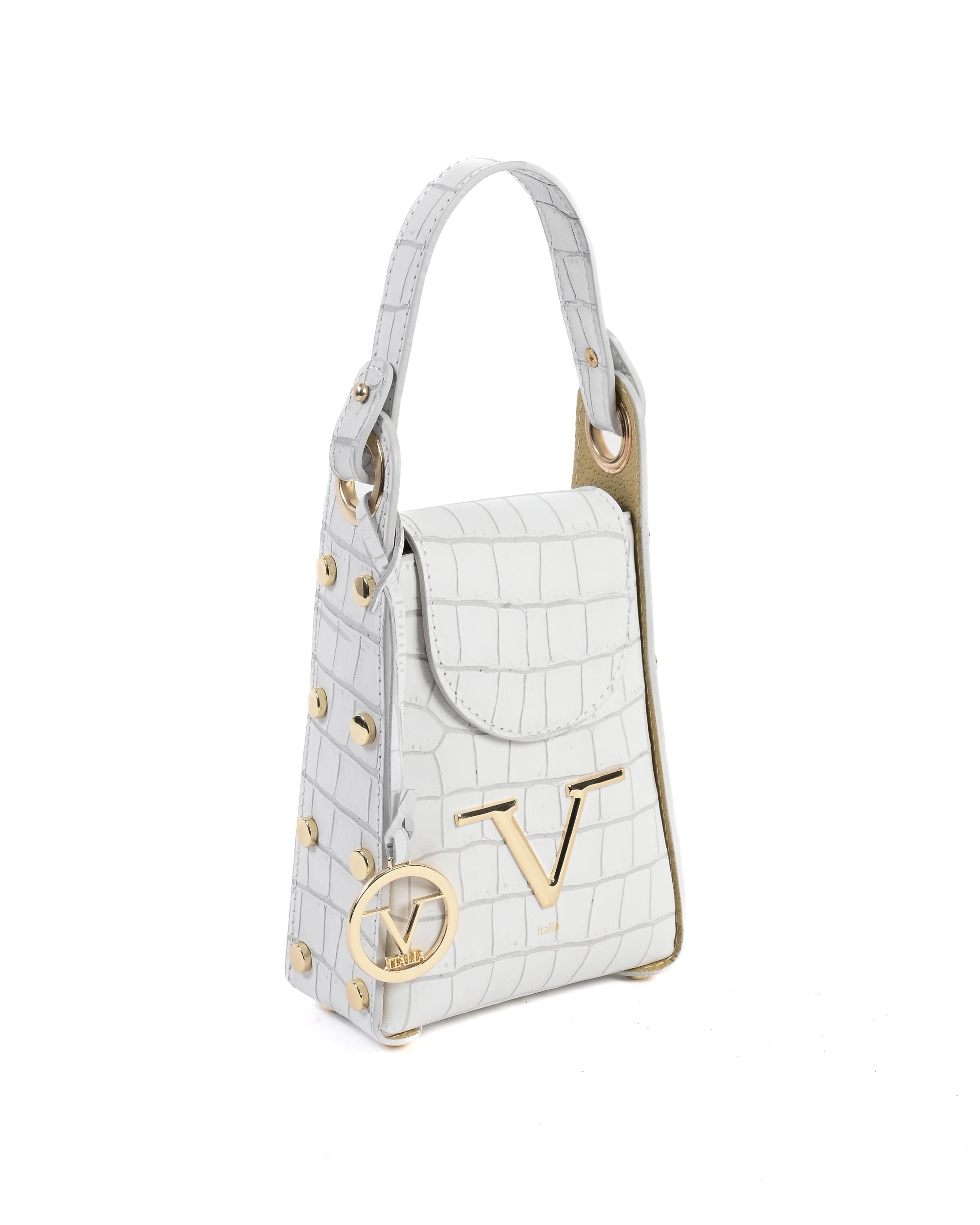 V Italia Borsa Mini Donna Bianca V16-COC-WHI