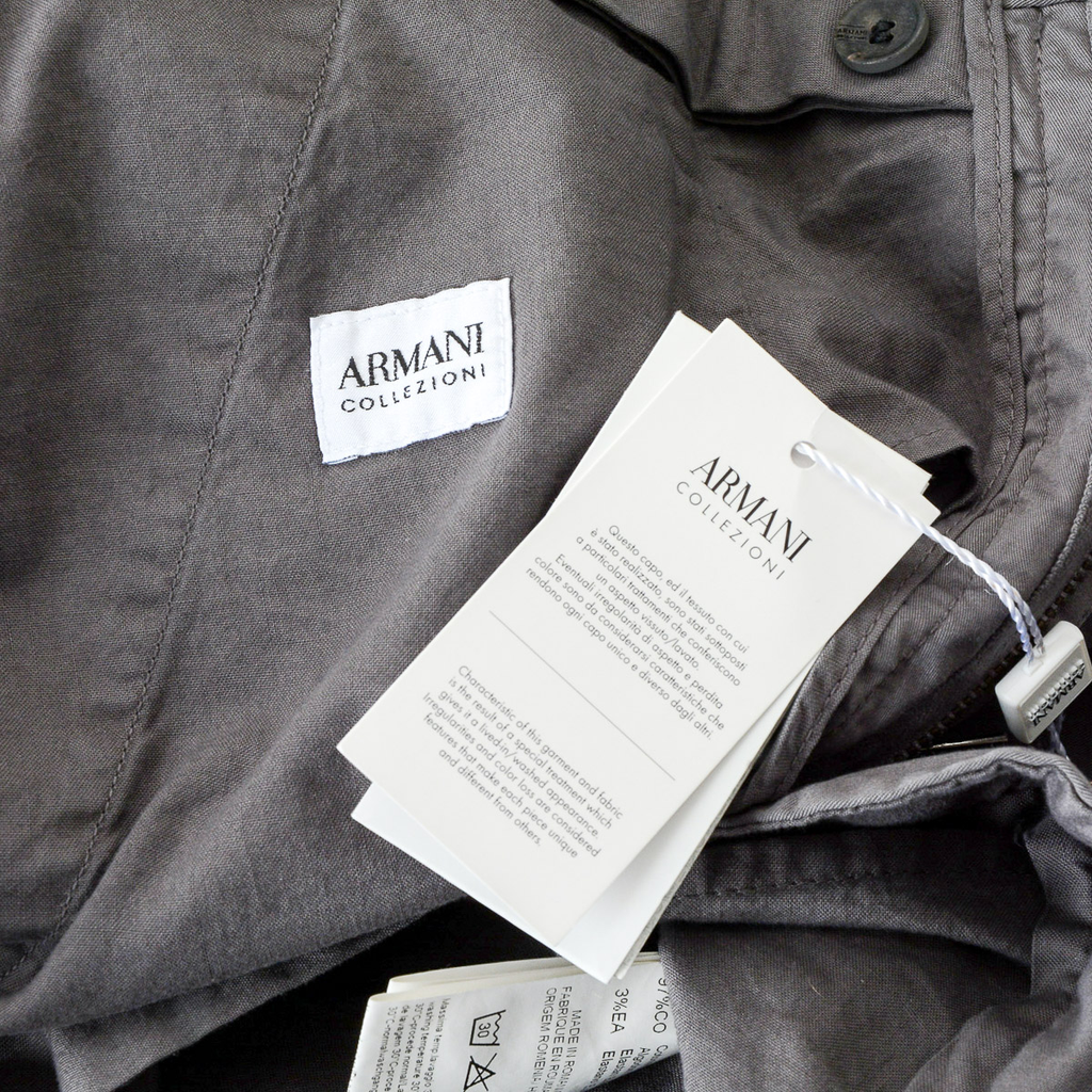 Pantaloni Armani Collezioni Uomo Grigi