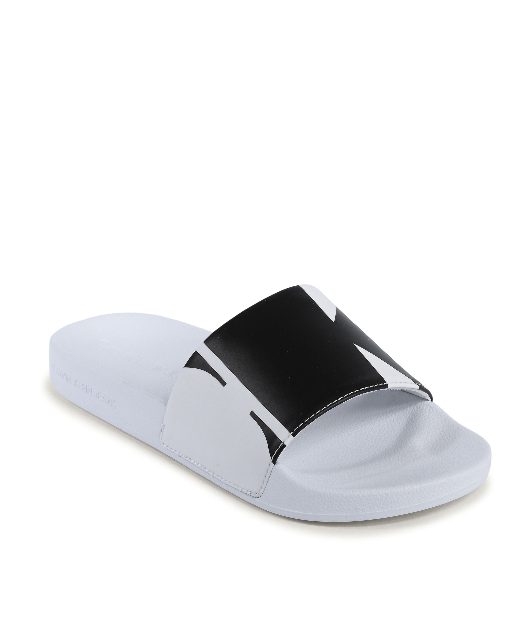 Ciabatte Calvin Klein da donna bianche YW0YW012450K5