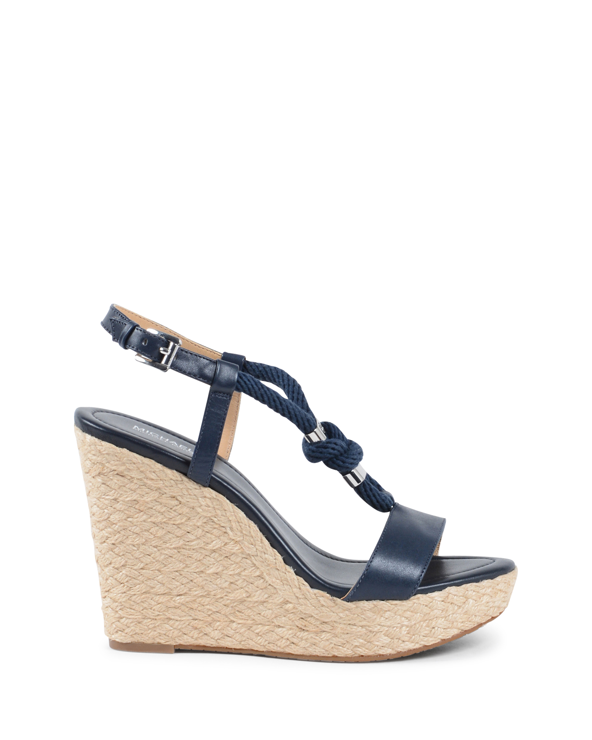 Sandalo con zeppa da donna Michael Kors Blu navy HOLLY