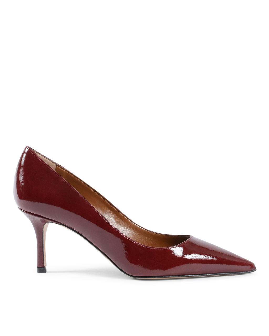 19V69 Italia Scarpe da donna con tacco rosso scuro INES65 WINE PATENT