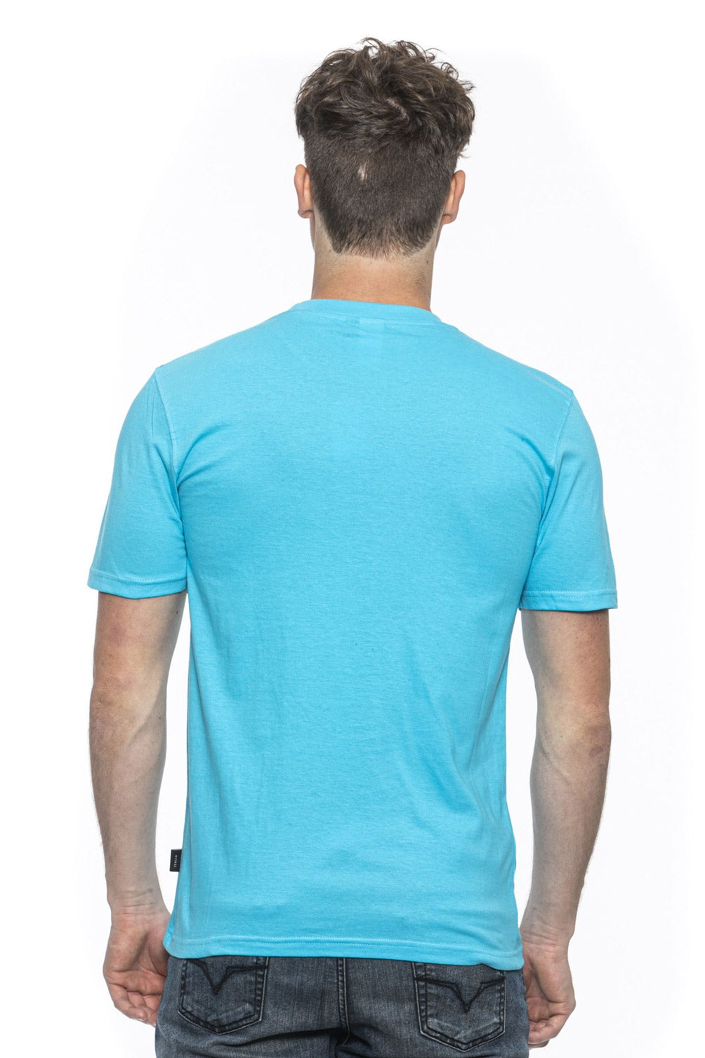 19V69 Italia T-Shirt Uomo Azzurro RAYAN TURCHESE