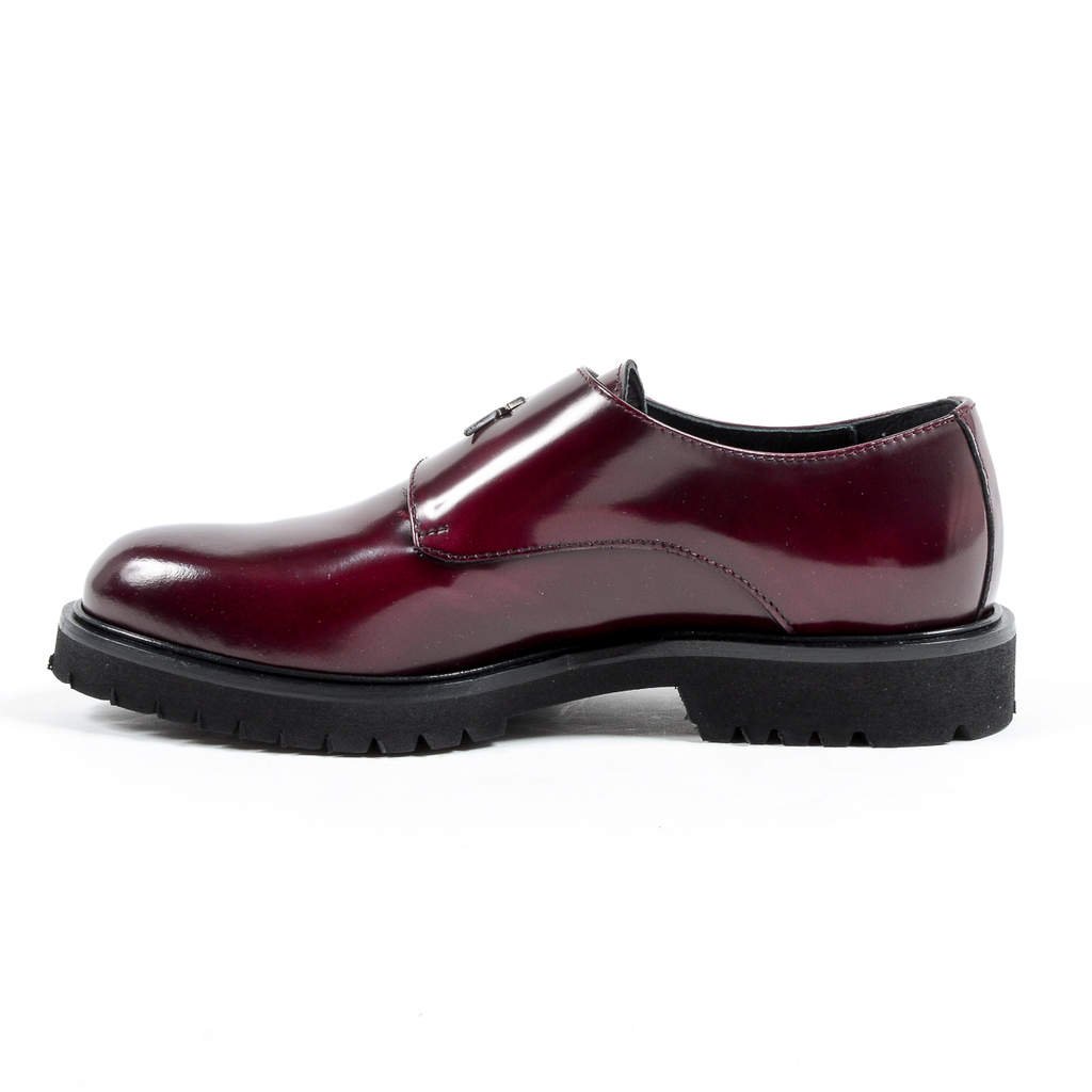 Scarpe Monk Strap da donna Andrew Charles Bordeaux JANIS