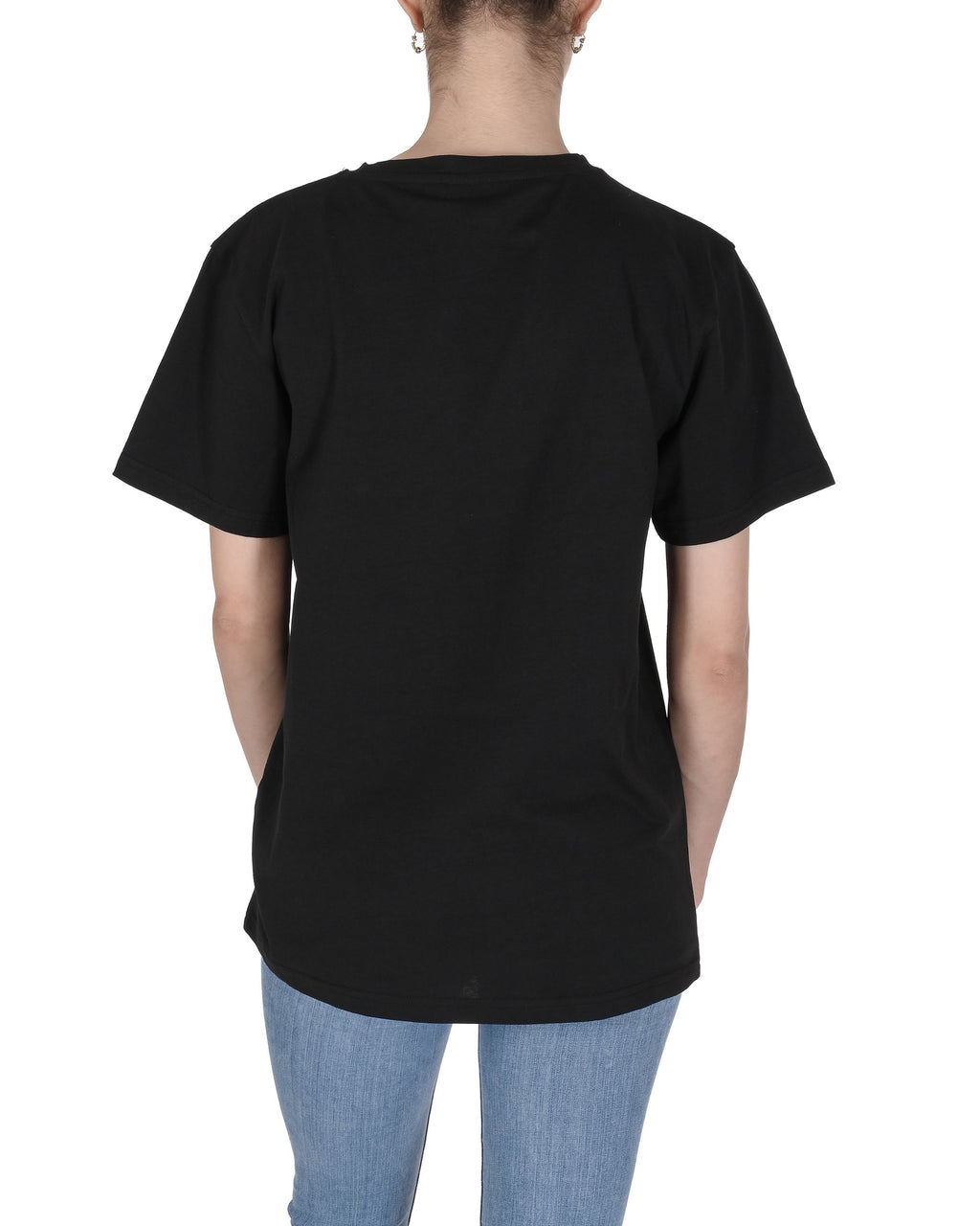 19V69 Italia T-shirt lunga da donna VSC1WTS01 NERO