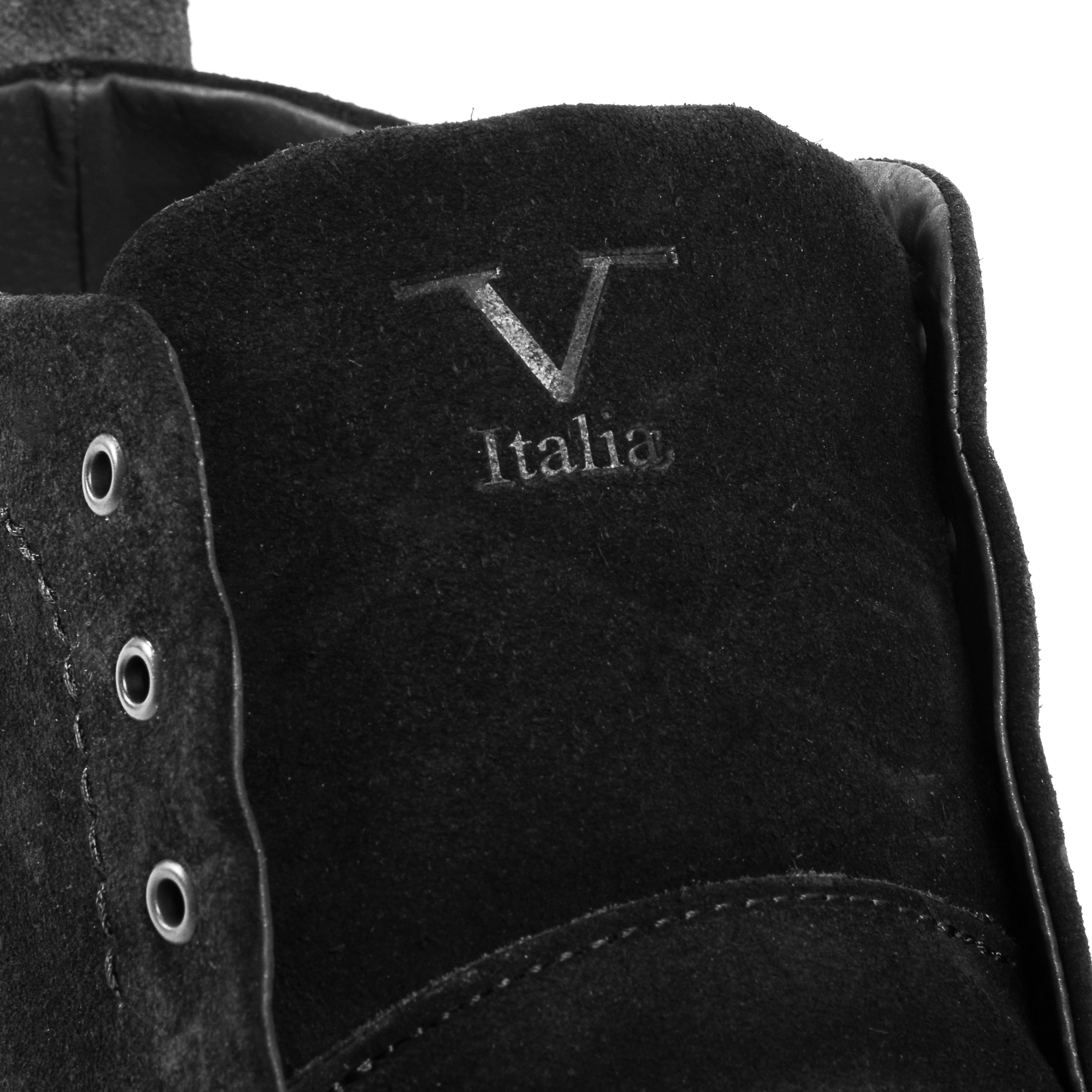 Stivaletto Uomo 19V69 Italia Nero Grigio 930 CAMOSCIO NERO GRIGIO