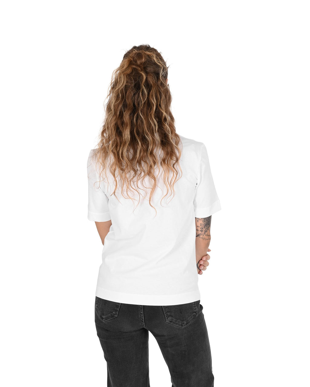 T-shirt da donna Love Moschino W 4 F15 3E M 3876 A00 BIANCO OTTICO