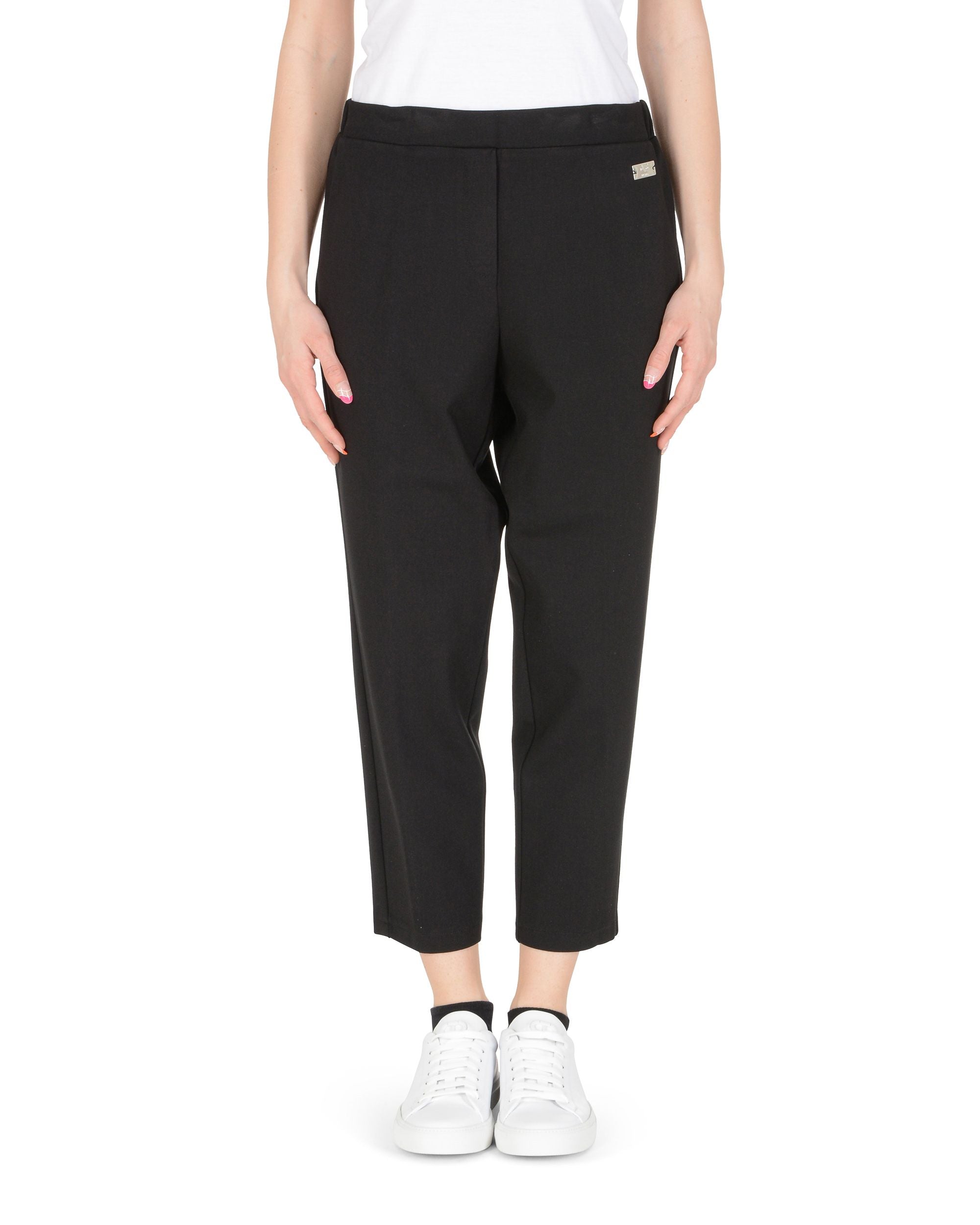 19V69 Italia Pantaloni da donna neri BOND BLACK