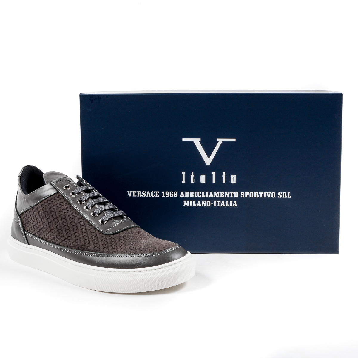 V 1969 Italia Mens Sneaker Grey MONZA
