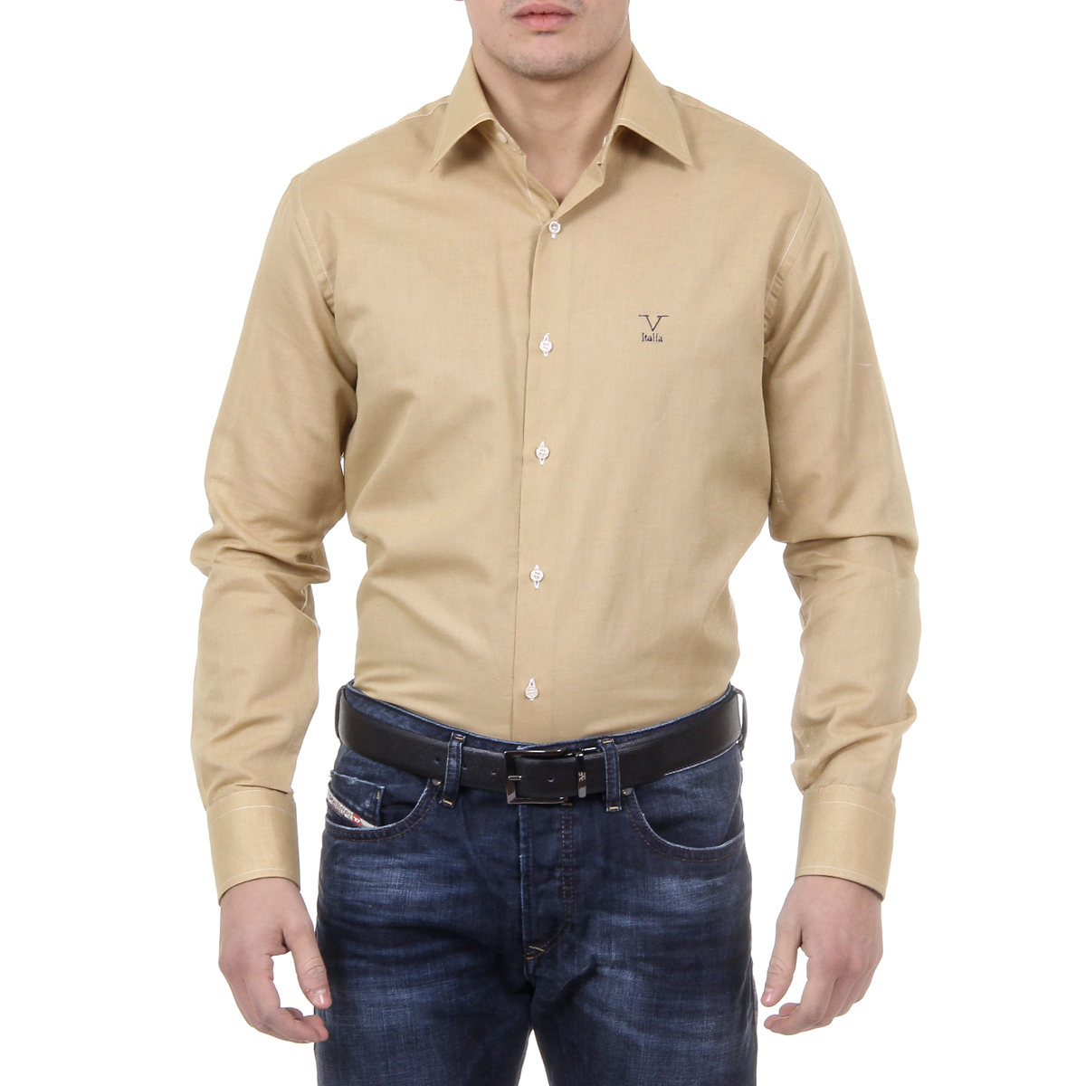 V 1969 Italia Camicia da uomo con collo classico 377 VAR. 509