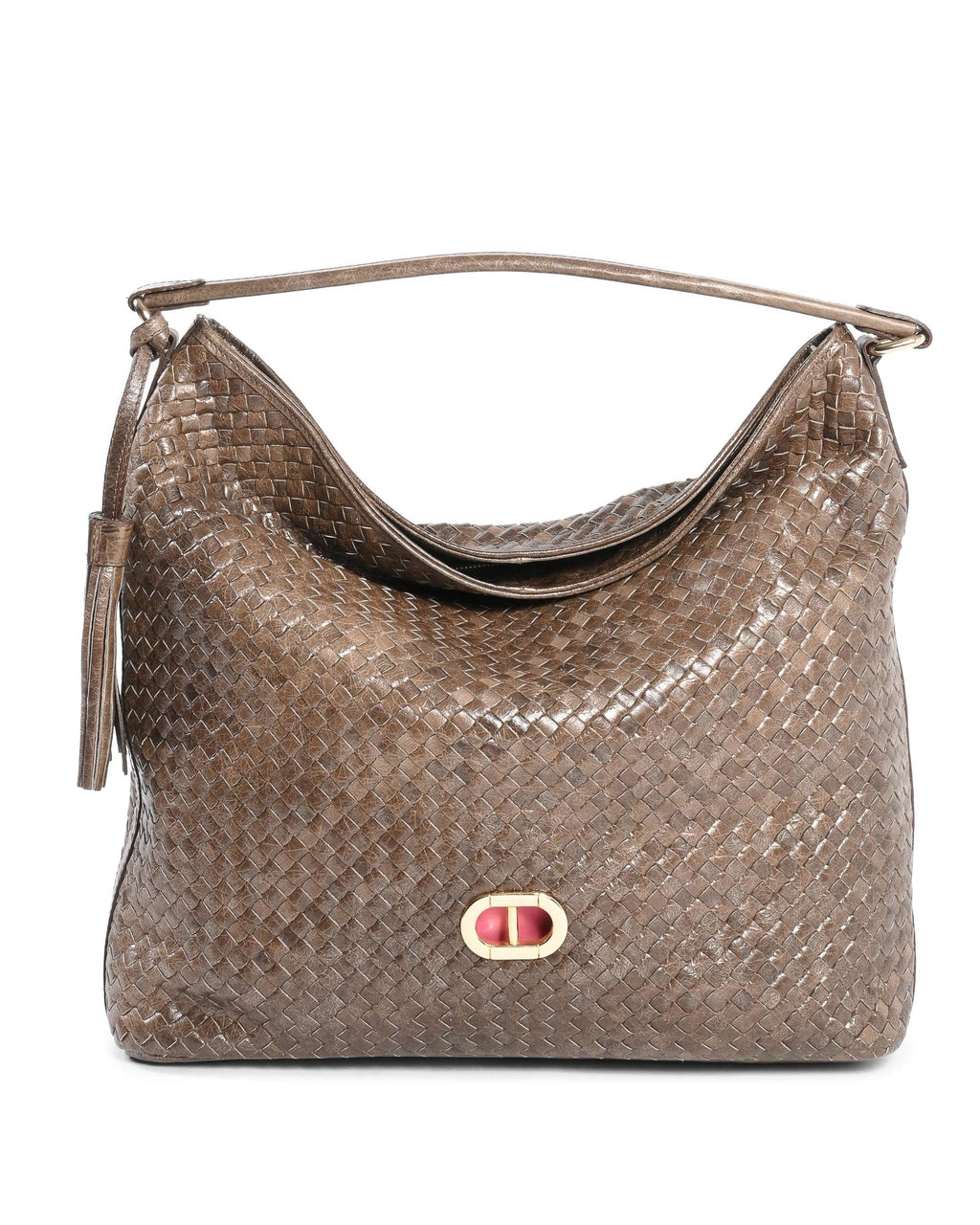 Borsa Donna Dee Ocleppo GM2054 MIAMI INTRECCIATO FANGO