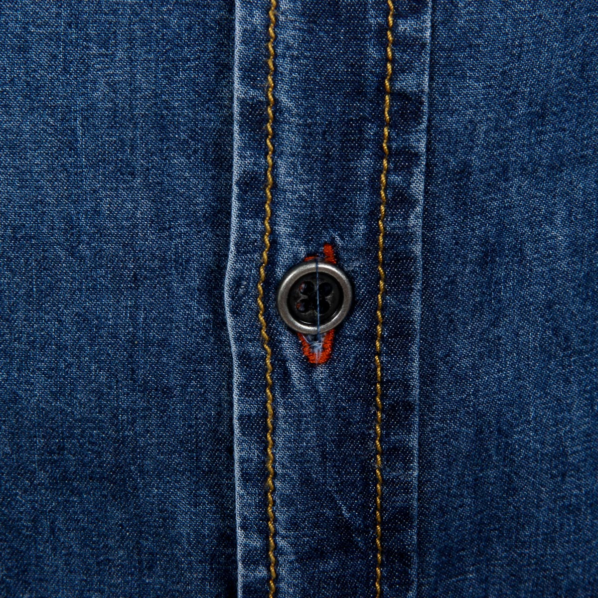Camicia da uomo Andrew Charles a maniche lunghe in denim CAMILIA