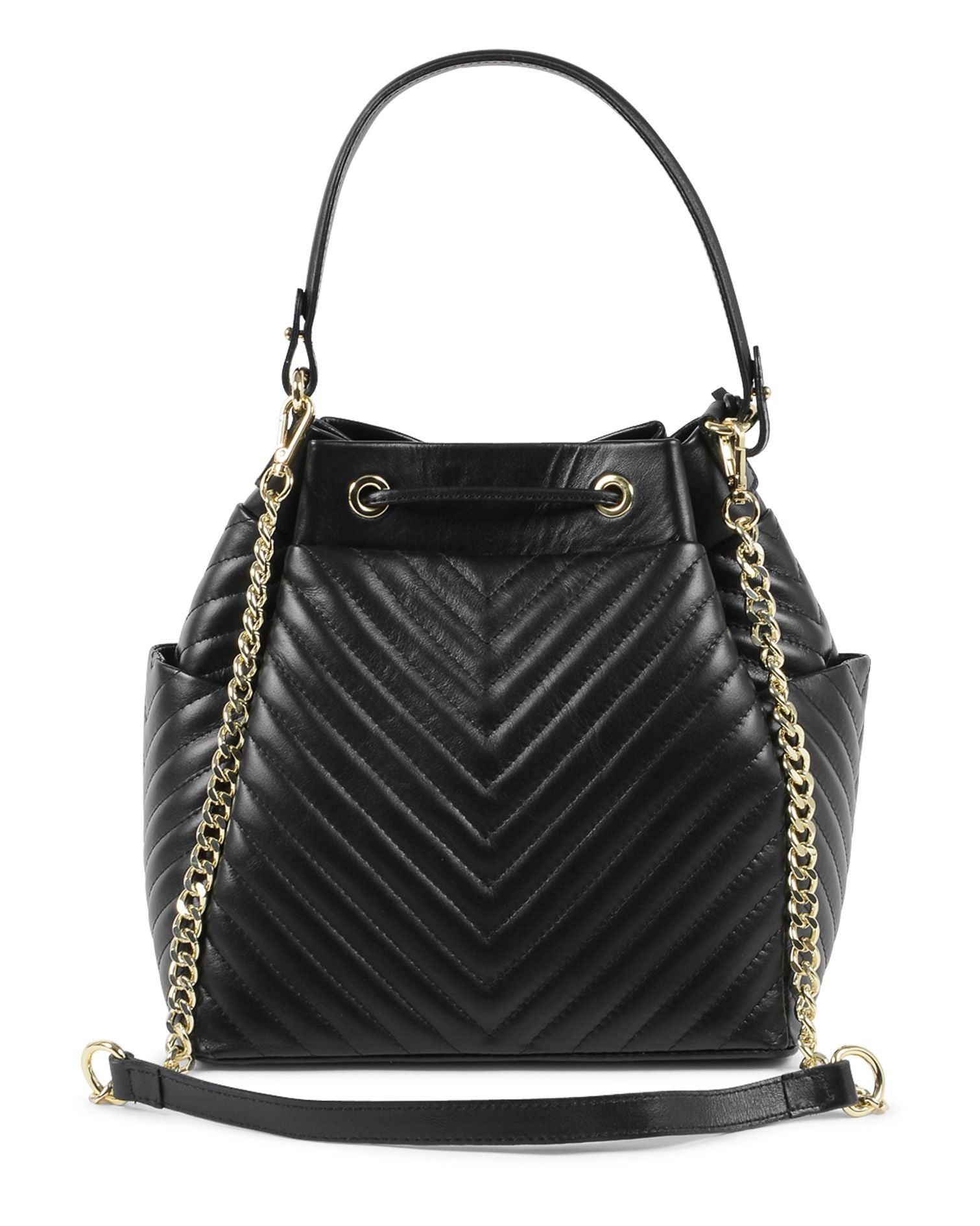 V Italia Borsa a tracolla da donna nera BH10272 52 SAUVAGE NERO