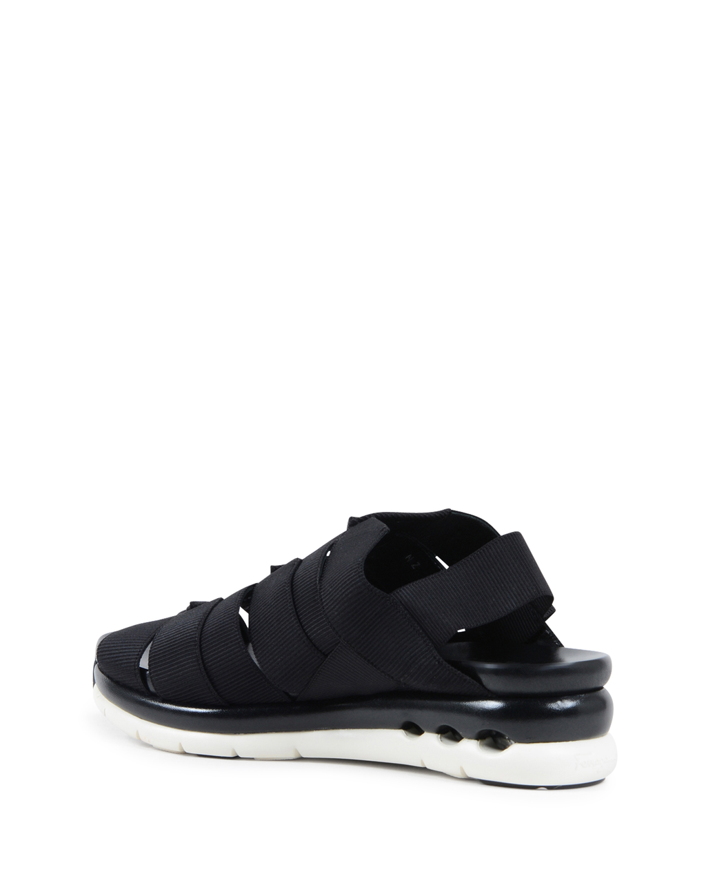 Sandalo da donna Salvatore Ferragamo nero EDELINE