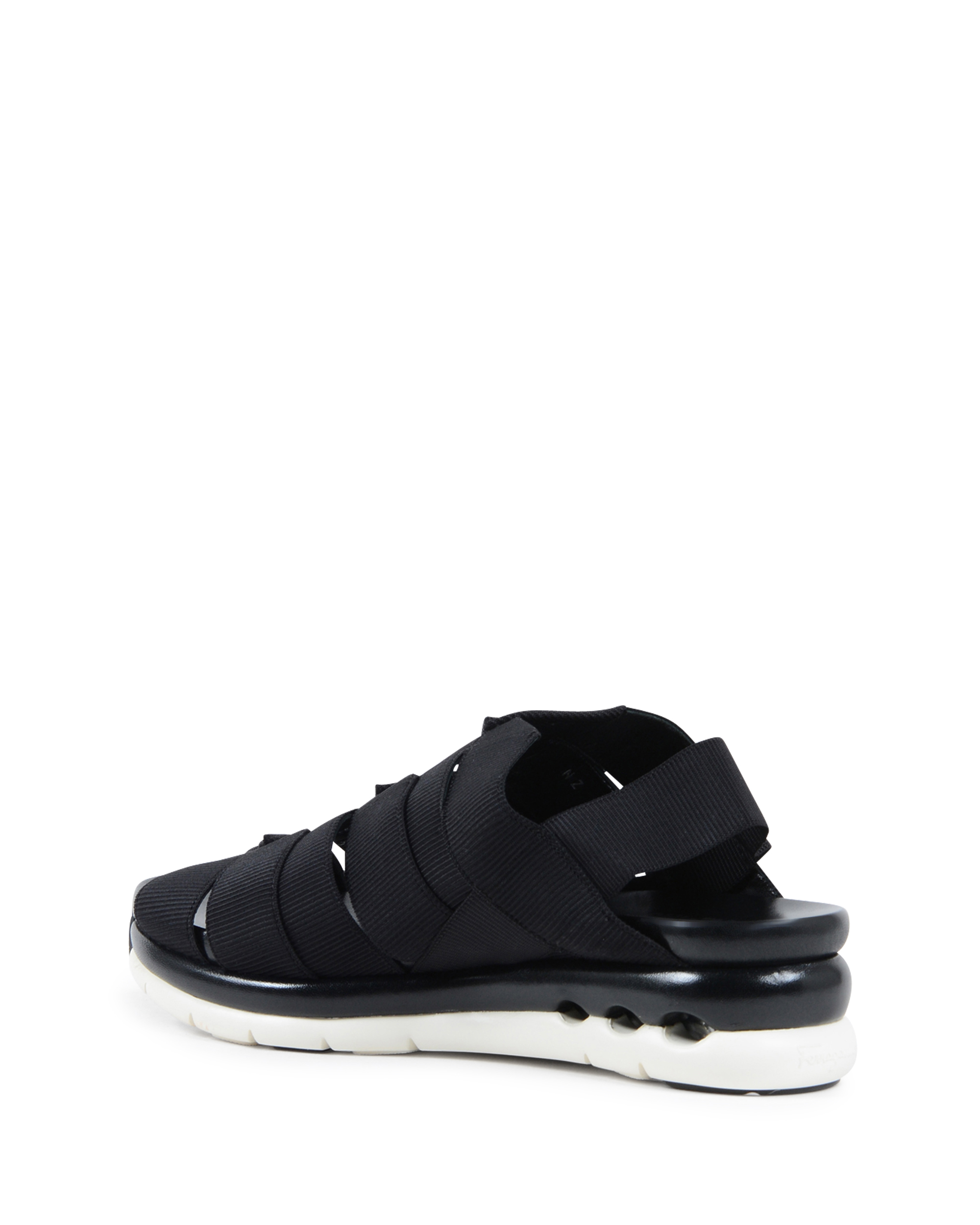 Sandalo da donna Salvatore Ferragamo nero EDELINE