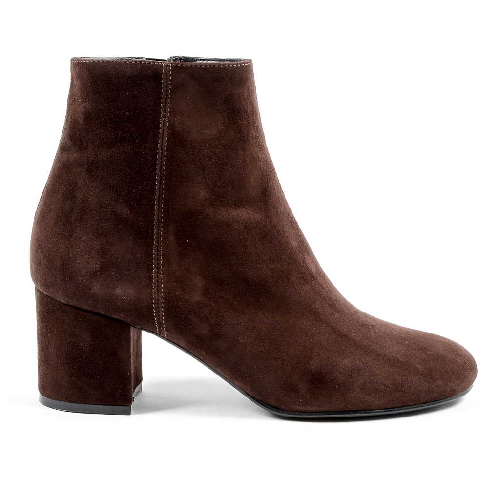 V 1969 Italia Stivaletto con tacco da donna Marrone MAD