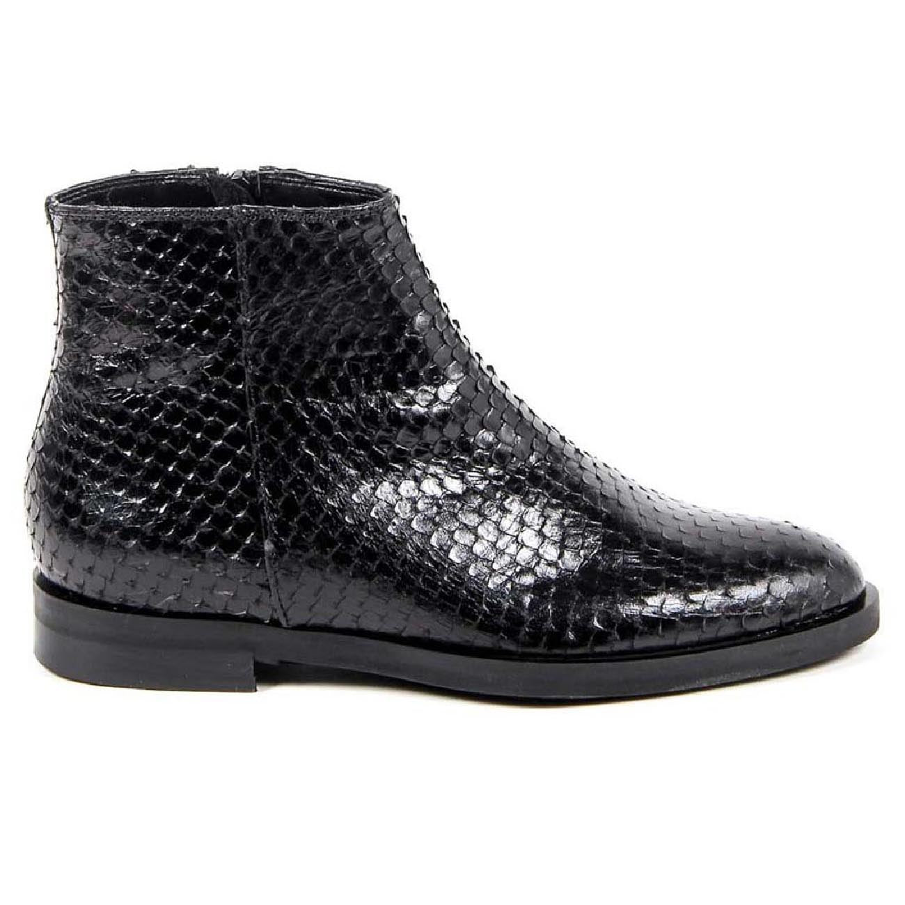 V 1969 Italia Womens Ankle Boot B1993 VIPER NERO