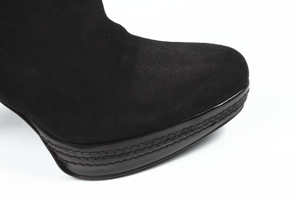 Stivaletto da donna Sebastian Milano S4658 TOP VELOUR NE 852-TR