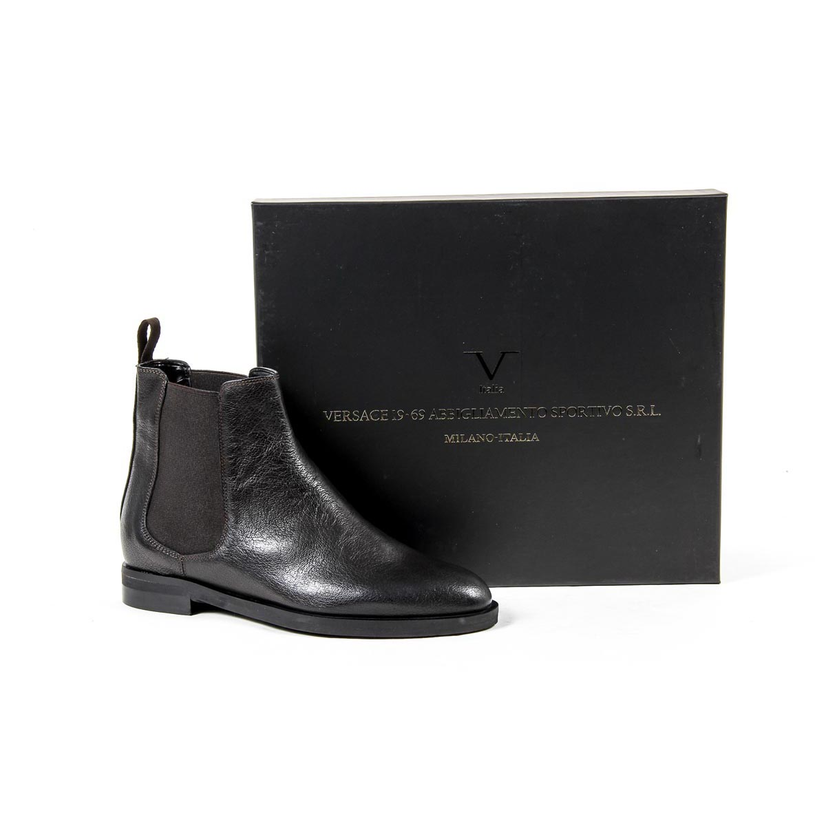 V 1969 Italia Womens Ankle Boot B1578 VITELLO T. MORO