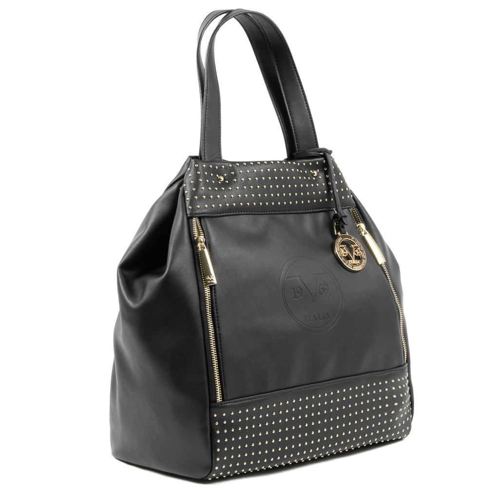 V 1969 Italia Borsa da donna nera OLIVIA