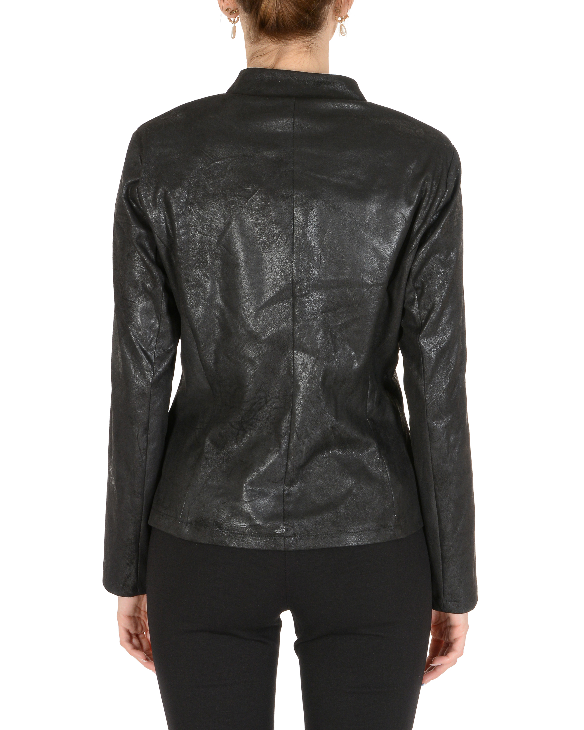 19V69 Italia Giacca da donna nera MELIA BLACK