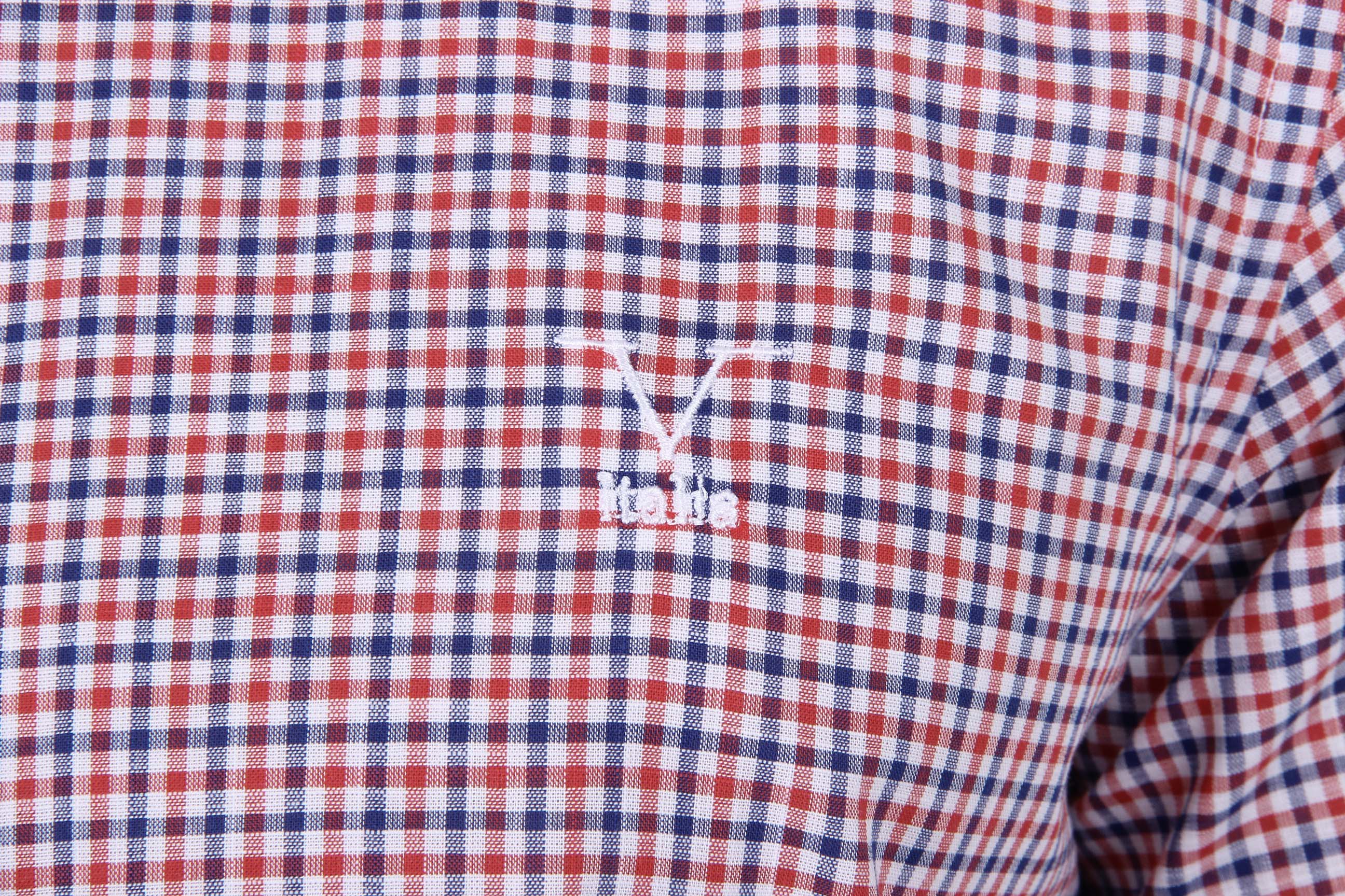 V 1969 Italia Camicia da uomo con bottoni sul collo 627 VAR. 10
