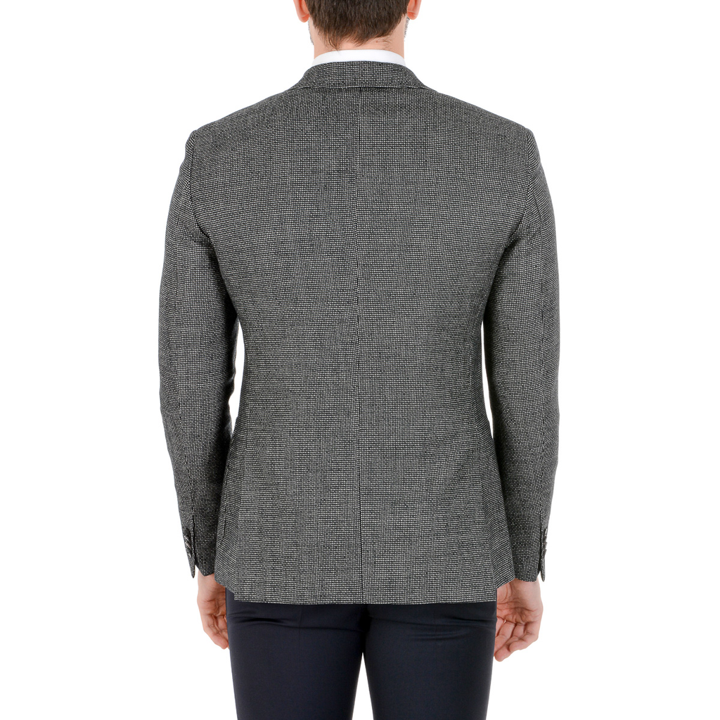 Giacca da uomo Hugo Boss a maniche lunghe grigia RAYE