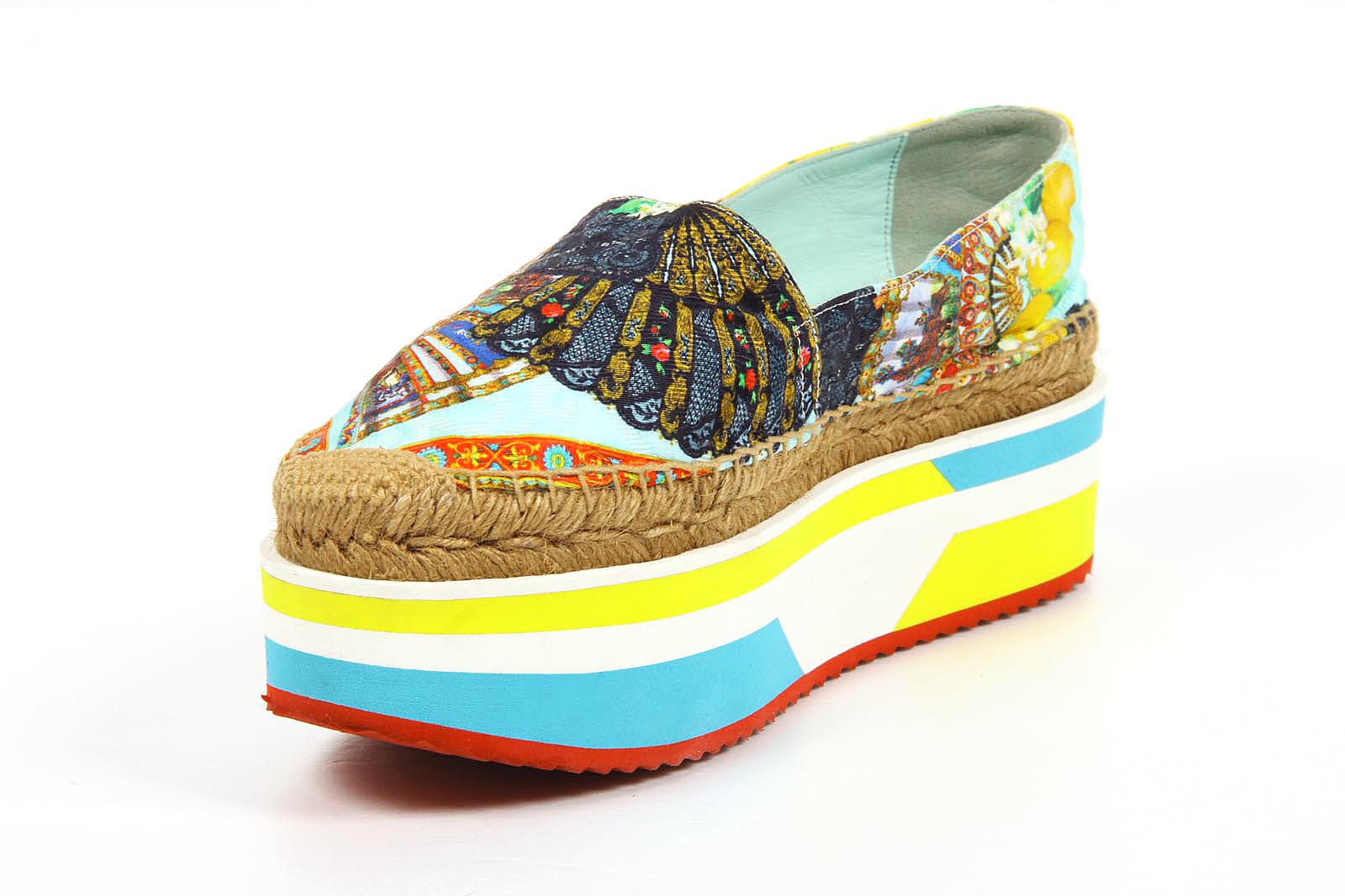 Espadrillas da donna Dolce & Gabbana C18990 AF487 8R833