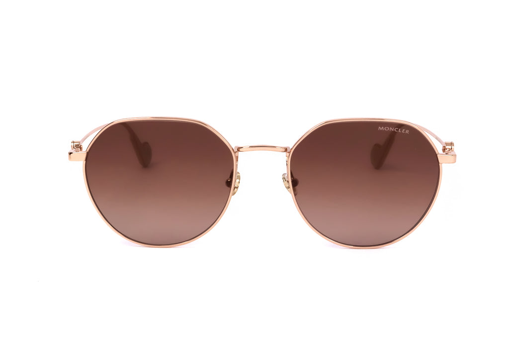 Occhiali da sole da donna Moncler ML0156 K 28F 56 20 145 ORO ROSA LUCIDO