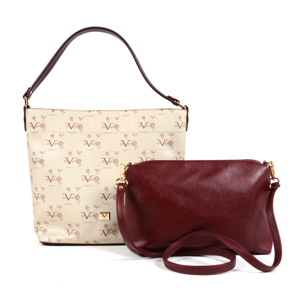 V 1969 Italia Borsa da donna Beige SALVADOR